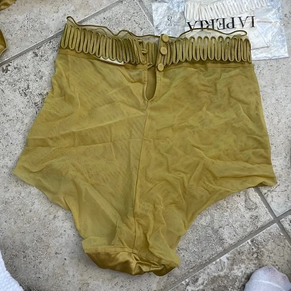 La perla zigzag shorts new S like Nicki Minaj new with tags - Picture 6 of 7